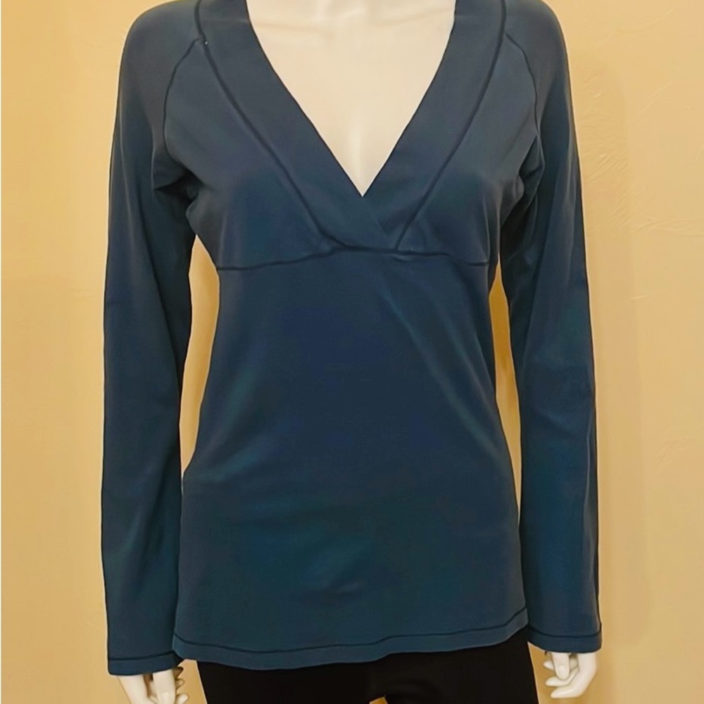 Patagonia Dark Teal Long Sleeve Top - P1